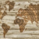 Bestel aangepaste wereldkaart wanddecoratie online